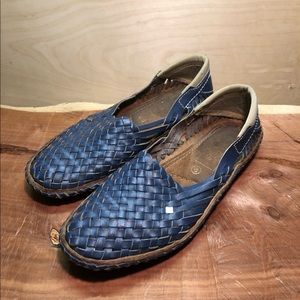 My Desis HOLAS LEATHER SANDALS // BLUE